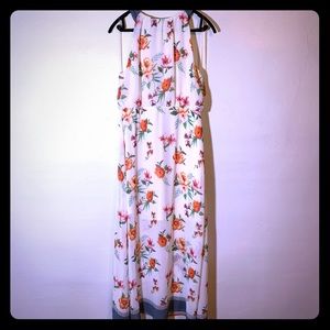 Floral halter Maxi